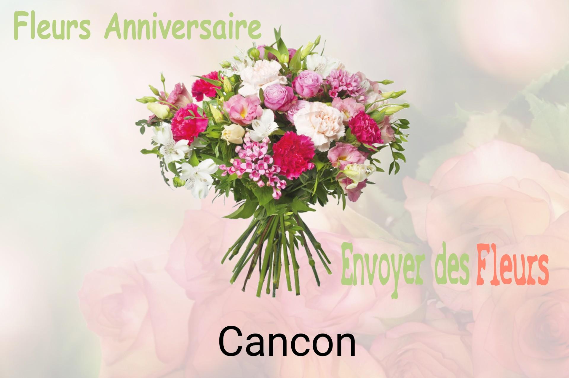 Bouquet de fleurs d’anniversaire livré à Cancon